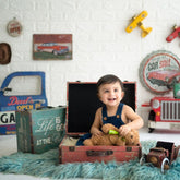 Vintage Suitcase D018 Pack of 3 | Decorative Add-ons | Multicolour